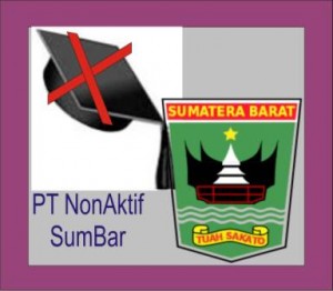 Daftar PT Non Aktif di SumBar
