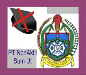 Daftar PT Non Aktif di SumUt Daftar PT Non Aktif di SumUt